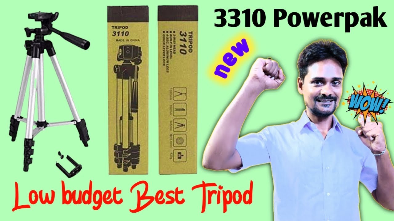 Tripod ( 3310 ) Powerpak Unboxing Video Best Tripod for you tube
