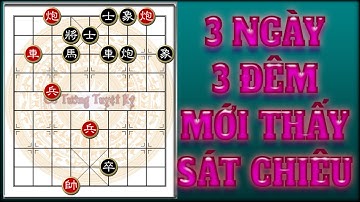 Học chơi cờ tàn - Cờ thế: Bước đi quân xuất thần trong tàn cuộc