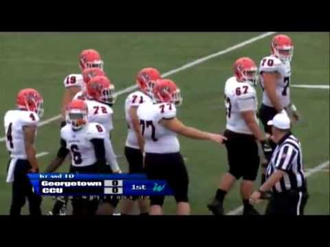 Cincinnati Christian vs Georgetown College Football Game of September 17, 2016 football score