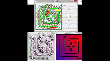 Motion Planner in Dynamic Environment (project: robotics/artificial potential fields)