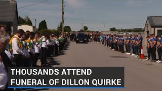 Thousands pay respects at funeral of Tipperary hurler Dillon Quirke