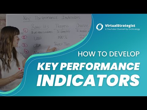 How to Develop Key Performance Indicators