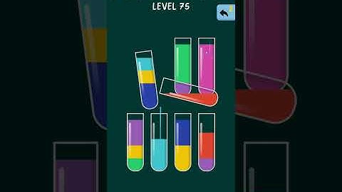 Water Color sort game level 75