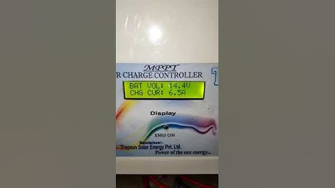 Trapsun Mppt 12V-24V - 35AMP- 100V Solar management Unit Charge & Solar Charge Controller