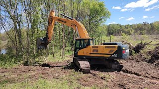 Both Excavators And The Dozer! Lets Clear