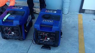 GT4000ESi - Two machines running in parallel - Generator current/load test