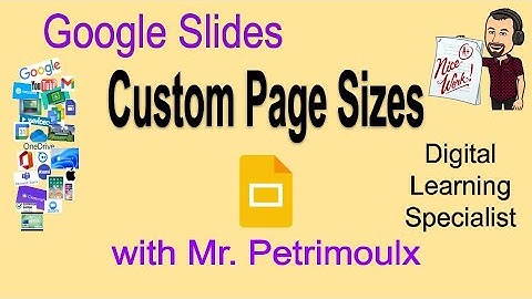Google Slides Custom Page Sizes