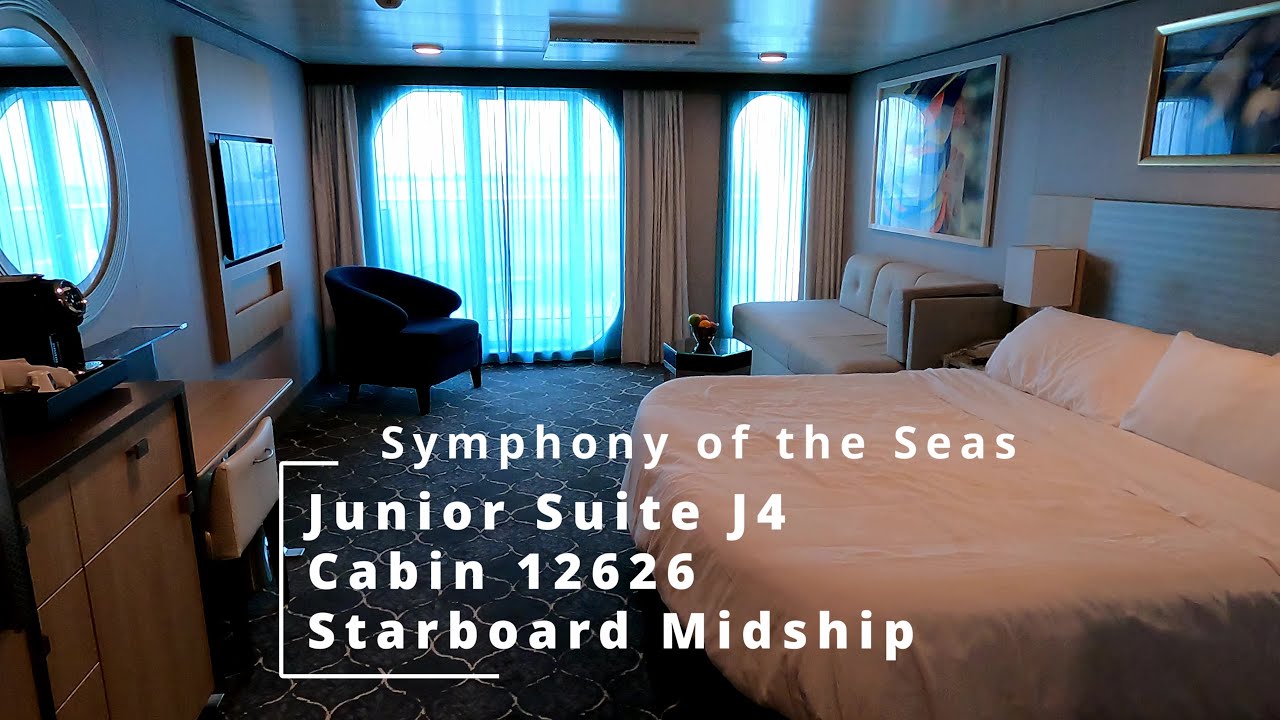 [4K] Symphony of the Seas Junior Suite J4 Cabin Tour 2021