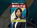 国会が認めてくれない…梅村みずほ、無念の「見送り報告」