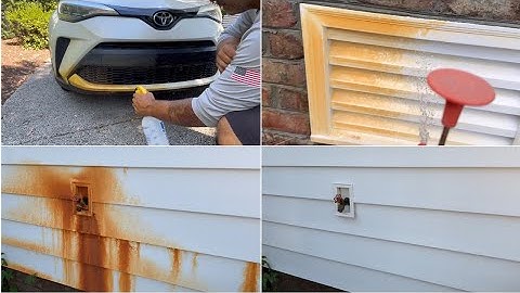 Beat Irrigation Rust Fast! Clean Stains on Concrete, Cars, Vinyl, and More.