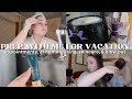 PREP WITH ME FOR VACATION! | At- Home Waxing, In-Depth Skincare, &amp; Hair Blow Out (Vlogmas Day 19)
