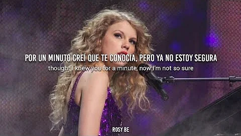 Taylor Swift - Forever & Always (Piano Version) (Taylor's Version) // Español // Lyrics