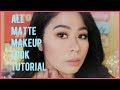 SOFT ALL MATTE MAKEUP LOOK | Kristine Bolivar | Philippines