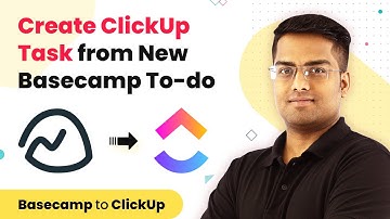 Instantly Create ClickUp Task from New Basecamp To-do | Basecamp ClickUp Integration