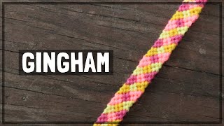Gingham Friendship Bracelet Tutorial [CC]