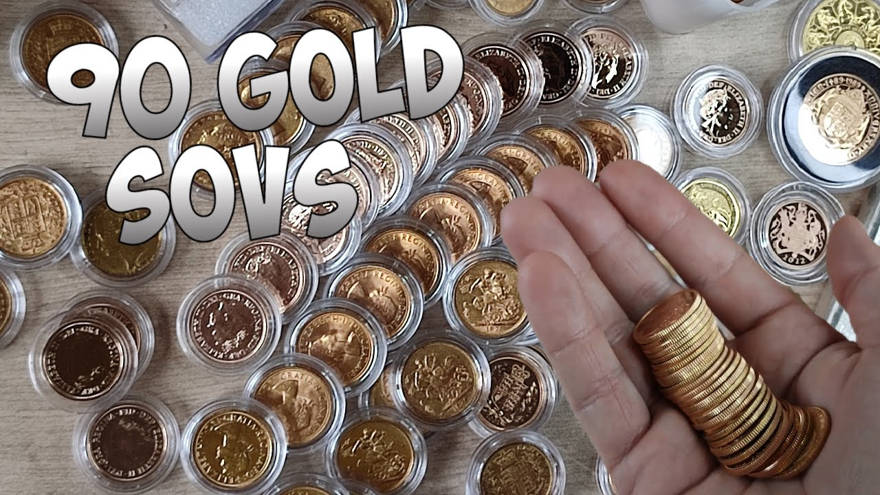 Over 20 Oz of Gold Sovereigns 90 Down 10 To Go. YouTube