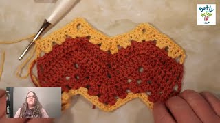 6-Day Kid Blanket Swatch Tutorial - Viral Stripes (aka Half Snowflake Effect)