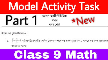 Model Activity Task Class 9 Math Part 1 Solution West Bengal Board