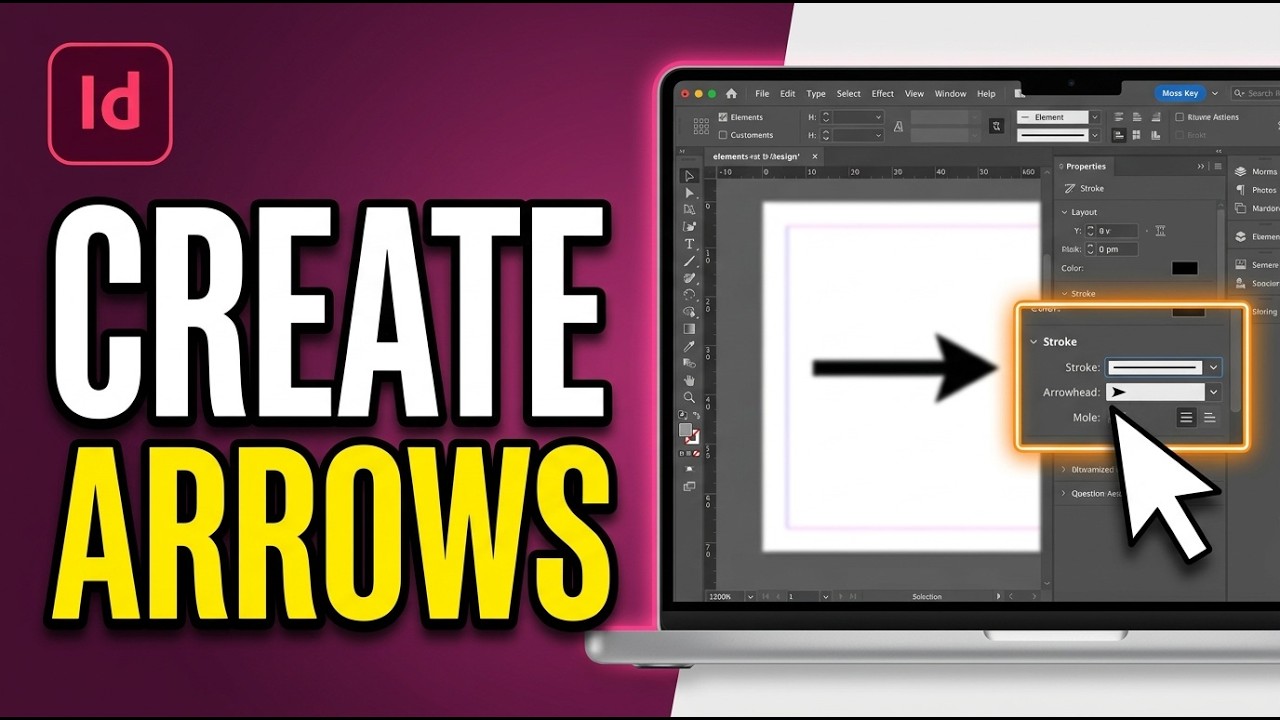 Indesign Arrow Line How to Create Arrows in Adobe InDesign 2026 (Step by Step) - YouTube