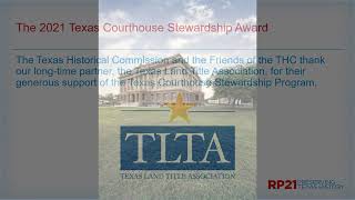 Courthouse stewardship Award   Cameron County w music