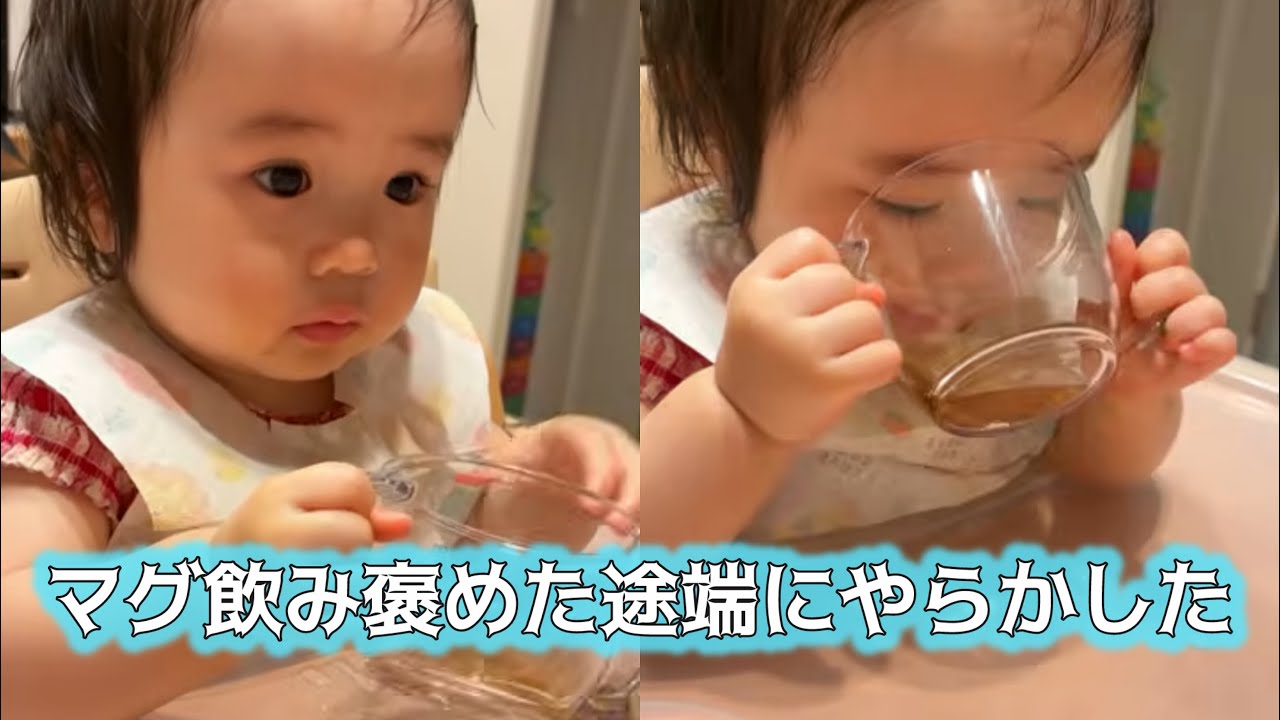 akaちゃん コンパクト 1 year 2 months old] 👶 So relatable, right? 👶 - YouTube