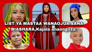 LIST YA MASTAA WANAOJUA SANA BIASHARA,KAJALA ANAONGOZA,JE NI BIASHARA GANI ANAFANYA HII HAPA