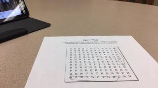 April fool’s day word search