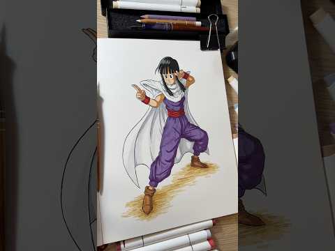 Next?🗯️#art #drawing #dragonball #chichi #ink