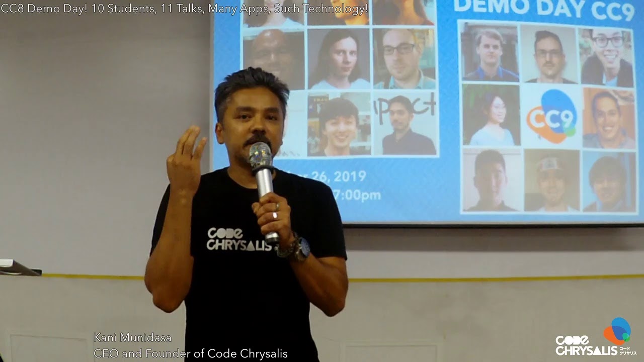 CC8 Demo Day | Code Chrysalis Coding Bootcamp | Google Cloud, React ...