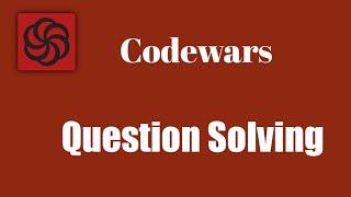 Celebrity Codewars Question Solving l English Wealth