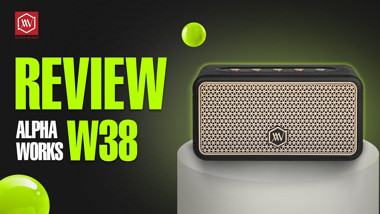 [ENGSUB-REVIEW] ALPHA WORKS W38 | THIS Bluetooth Speaker HITS DIFFERENT!