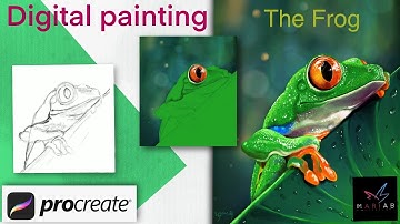 Procreate | Digital Painting | The Peeper | Frog | TimeLapse