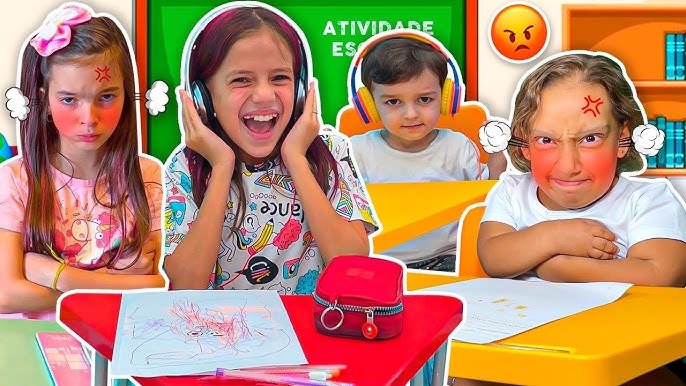 Jessica e a História Engraçada de Novas IRMÃS (FT Gatinha das artes, MC  DIVERTIDA e Julinha e Manu) 