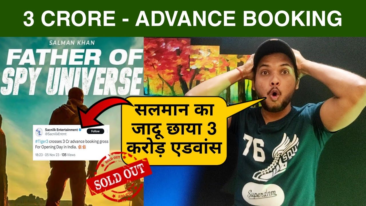 Tiger 3 Crossed 3 Crore Gross Advance Booking Collection for Day 1, Salman Khan, Tiger 3 Advance