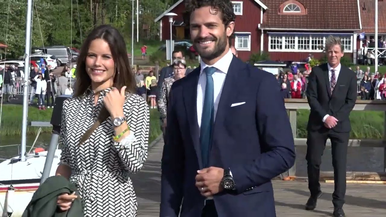 Prince Carl Philip and Princess Sofia visits Kristinehamn and Mårbacka