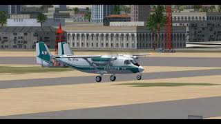 ANTONOV AN-28 POUSO EM DUSHANBE, TAJIQUISTÃO