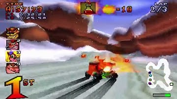 Crash Team Racing 100% Walkthrough Part 7 HD (TINY) World 3 All Trophys