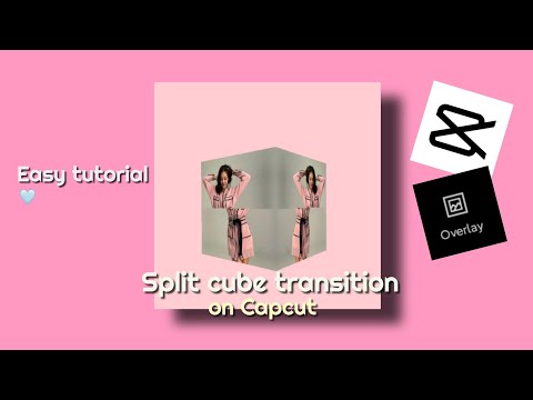Easy Split Cube transition on Capcut | Tutorial