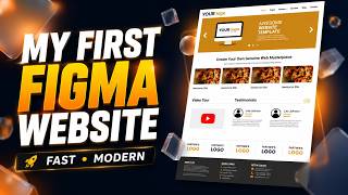 My First Website in Figma | Fast & Modern ⚡ | Layer Lab Creative