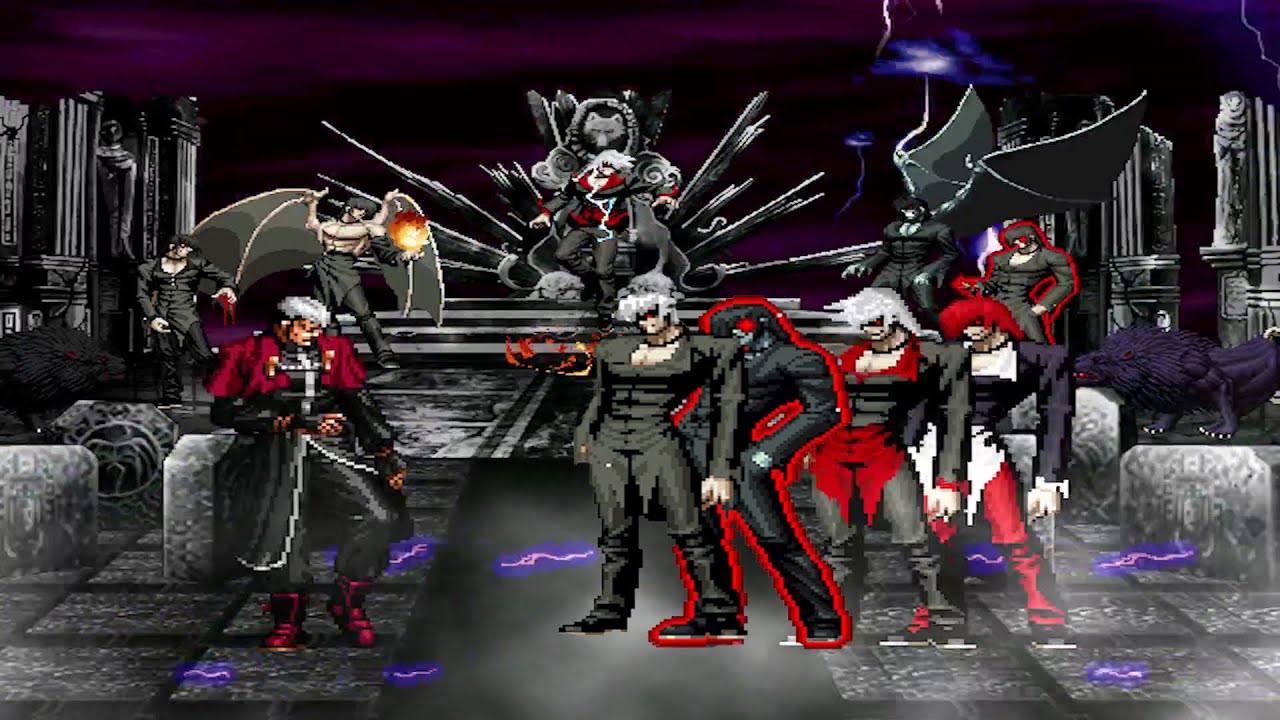 [KOF MUGEN] Goenitz VS Element Team - YouTube