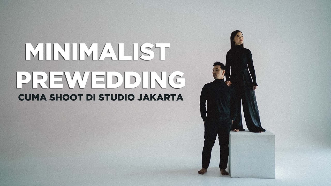 MINIMALIST PREWEDDING cuma shoot di studio Jakarta