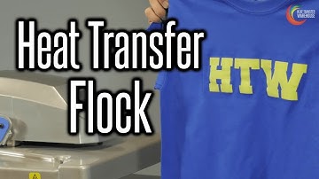Heat Transfer Flock  HTV Tutorial