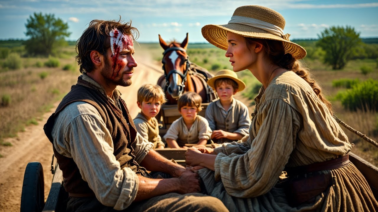 Вдова с детьми спасла его у дороги… Они думали, что он просто фермер и даже не догадывались…