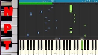 Video thumbnail of "The Chainsmokers ft. Daya - Don't Let Me Down - Piano Tutorial - Instrumental"