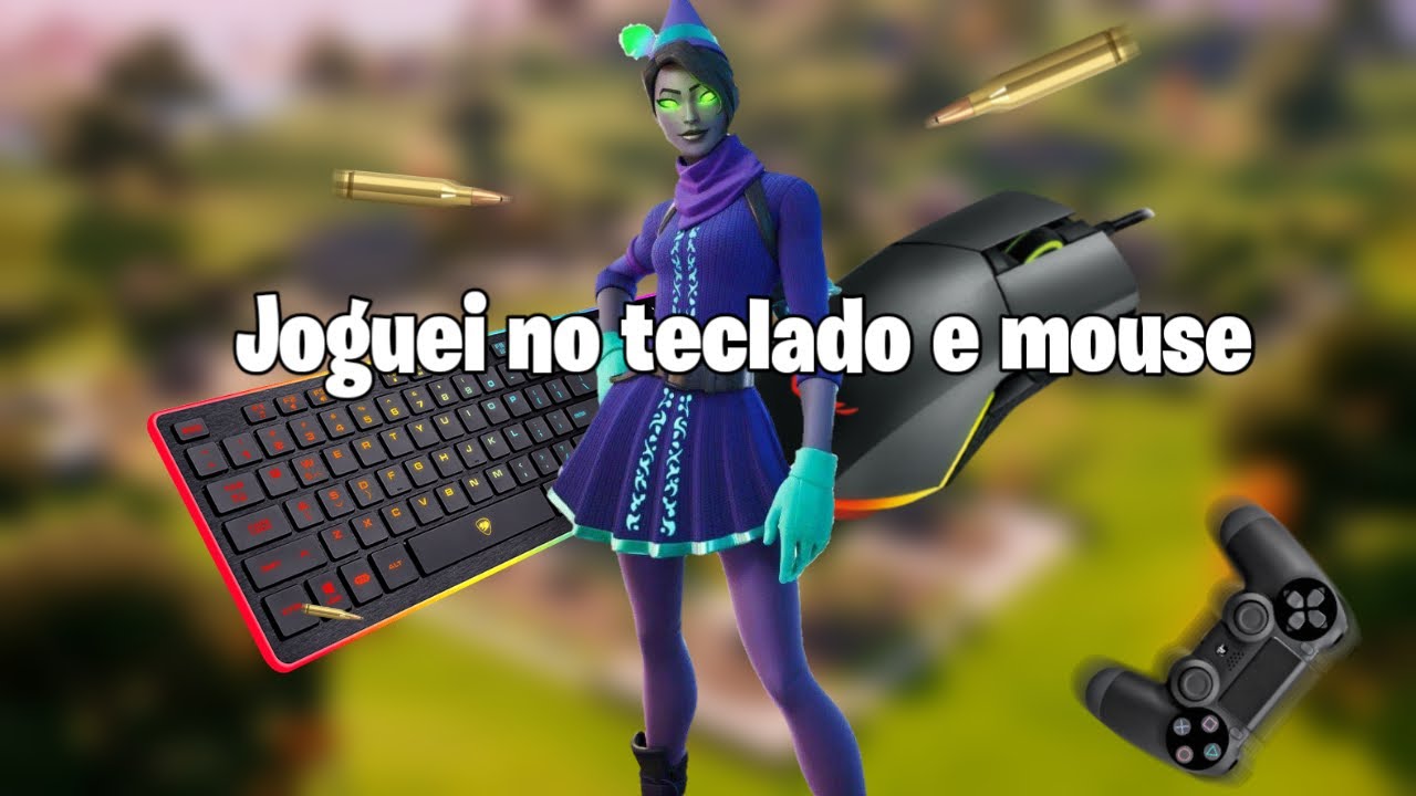 Joguei no teclado e mouse no ps4 fortnite battle royale - YouTube
