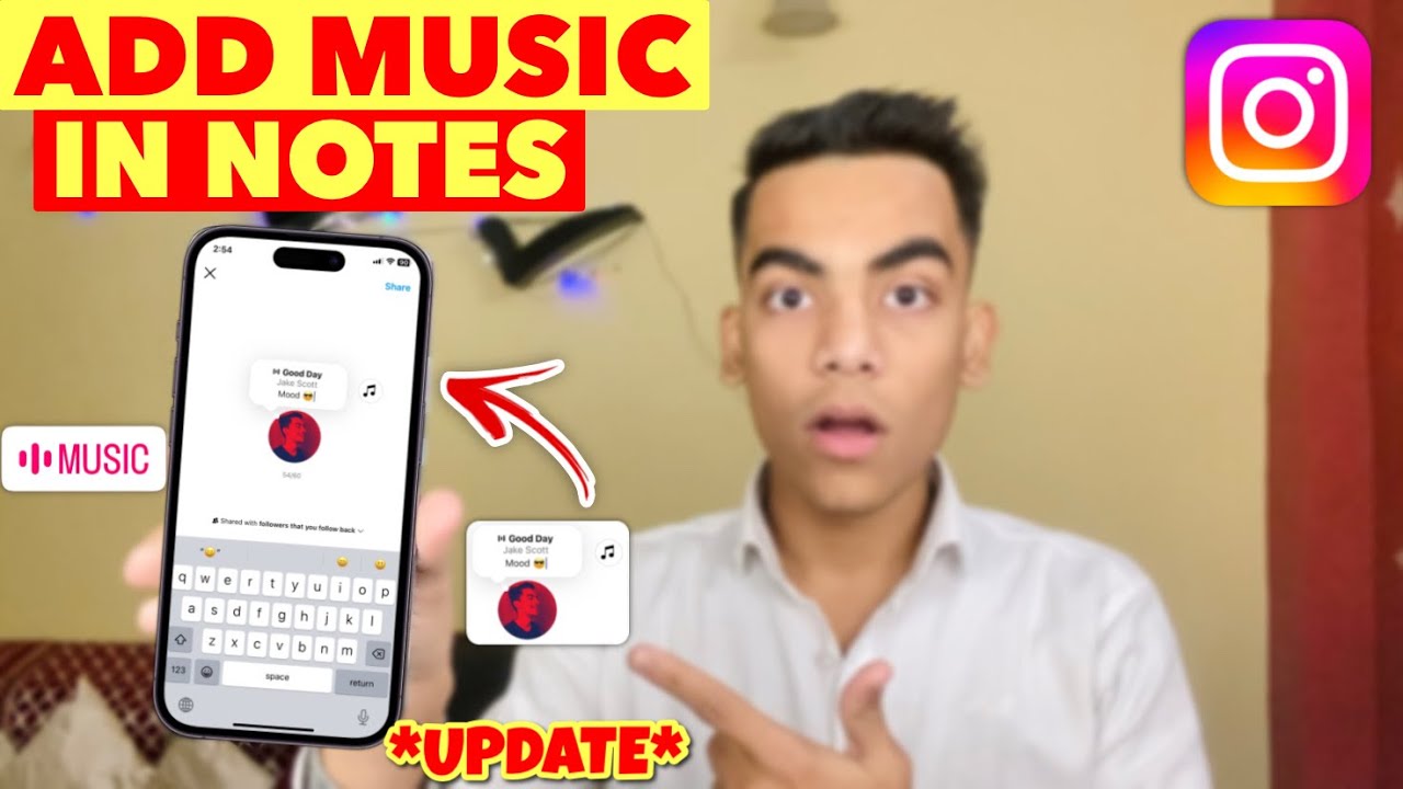 Add Music in Instagram Notes | How To Add Music To Instagram Notes ...