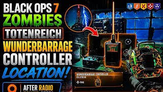 BLACK OPS 7 ZOMBIES TOTENREICH EASTER EGG WUNDERBARRAGE CONTROLLER AFTER RADIO TOWER STEP #blackops7 screenshot 4