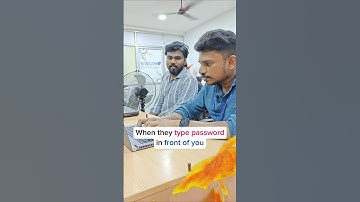 When They Type Their Password in Front of You 😁