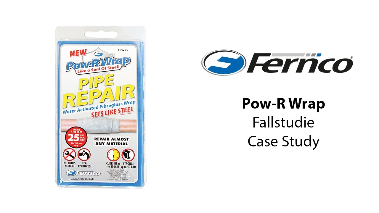 Fernco株式会社1インチPOW-Rラップパイプの修理FPW248CS Pow-R Wrap – Water-