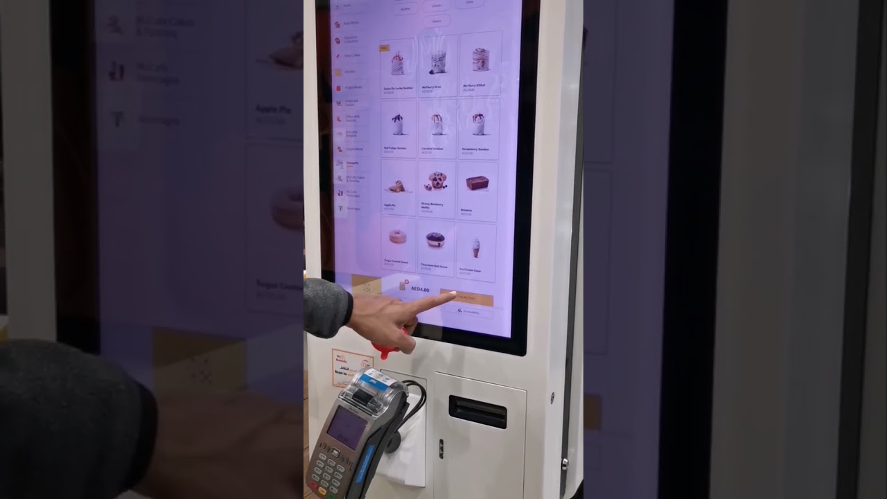 Macdonald's Kiosk experience, Cone Ice cream 